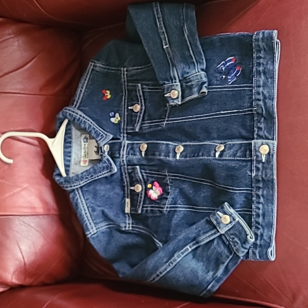 Gasoline Blue Jean Girls Jacket